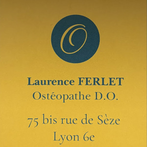 Laurence FERLET ostéopathe  Lyon, Ostéopathe