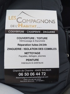 Les compagnons de l'habitat  Saumur, Couvreur